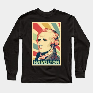 Alexander Hamilton Vintage Colors Long Sleeve T-Shirt